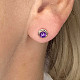 Amethyst stone earrings Ag 925/1000