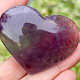 Smooth heart fluorite from China 99g