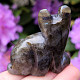 Labradorite in the shape of a cat from India 90g