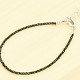Bracelet black spinel balls 2mm cut (fastening Ag 925/1000)