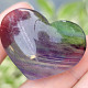 Smooth heart fluorite from China 42g