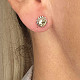 Citrine earrings sun cut Ag 925/1000