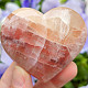 Hladké srdce z růžového kalcitu (Pákistán) 143g