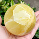 Calcite ball lemon Ø70mm (Pakistan)