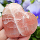 Pink Calcite Smooth Heart (Pakistan) 118g