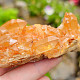 Tangerine crystal natural drusen 91g (Brazil)