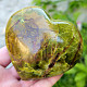 Smooth heart green opal 334g Madagascar