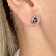 Earrings labradorite sun Ag 925/1000