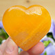Orange heart calcite from Pakistan 98g
