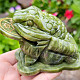 Three-legged frog of abundance made of jade 513g