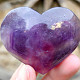 Smooth heart fluorite from China 100g