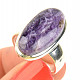 Oval charm ring Ag 925/1000 7.0g (size 56)