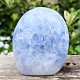 Calcite blue standing stone (Madagascar) 371g