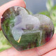 Smooth heart fluorite from China 51g