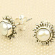 Sun pearl earrings Ag 925/1000