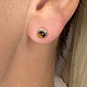 Tiger's eye stone earrings Ag 925/1000