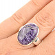 Oval charm ring Ag 925/1000 6.7g (size 58)