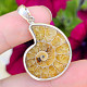 Silver pendant with ammonite Ag 925/1000 (5.1g)