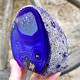 Agate purple dyed geode from Brazil 511g