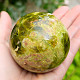 Ball green opal Ø64mm Madagascar