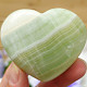 Calcite pistachio heart from Pakistan 112g