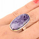 Oval charm ring Ag 925/1000 9.5g (size 60)