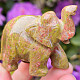 Handmade Epidote Elephant for Good Luck 119g India