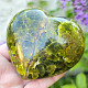 Smooth heart green opal 359g Madagascar
