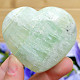 Heart smooth calcite pistachio 129g
