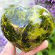 Hladké srdce zelený opál (305g) Madagaskar