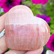 Pink heart calcite from Pakistan 129g