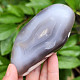 Agate snow polished stone from Madagascar 322g