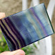Polished plate fluorite from China 46g