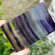 Polished plate fluorite from China 63g