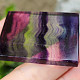 Polished fluorite plate from China 34g