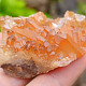 Tangerine křišťál drúza s krystaly Brazílie 39g