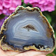 Geode gray agate with hollow Brazil 238g