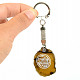 Agate slice keychain Fish 14.2g