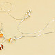 Amber necklace Ag 925/1000 42.5cm 5.6g