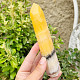 Yellow calcite spike 259g Brazil