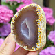 Agate brown geode with cavity Brazil 168g