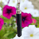 Pendant black tourmaline crystal Ag 925/1000 3.7g