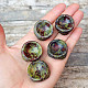 Dragon blood jasper stands on the ball