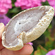 Agate brown geode with cavity Brazil 142g