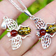 Amber pendant bee silver Ag 925/1000