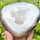 Agate + crystal large geode with cavity Brazil 1254g
