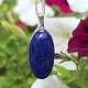 Oval pendant lapis lazuli 30 x 15mm handle Ag 925/1000