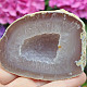 Geode gray agate with a Brazil hollow 200g