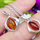 Amber pendant silver Ag 925/1000