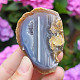 Geode agate gray - brown with hollow Brazil 90g